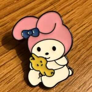 Women’s Accessories Hello Kitty My Melody Smiling with Bow Enamel Pin Brooch